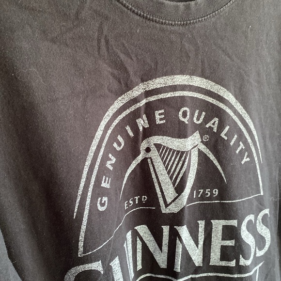 Blank T Guinness Original men’s 2XL black short sleeve t shirt. - Picture 8 of 9